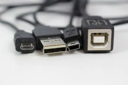 Tipuri de tipuri de cablu conectori USB pentru smartphone