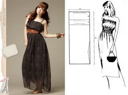 Model de rochie de vară - lung și scurt