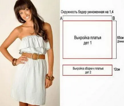 Model de rochie de vară - lung și scurt