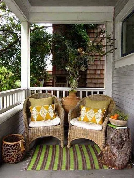 Veranda la cabana cele mai bune idei pentru design (mobilier) Veranda la cabana cele mai bune idei pentru decorare