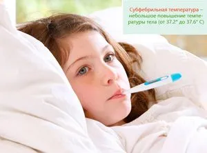 як лікувати субфебрильна температура