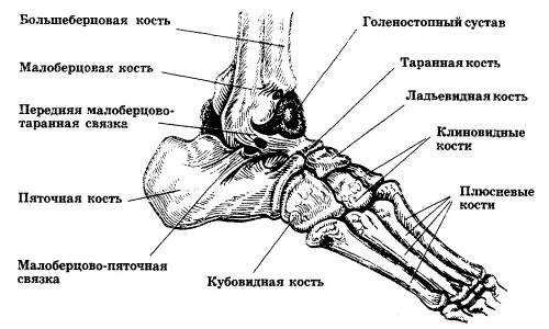 як лікувати розтягнення гомілковостопного суглоба