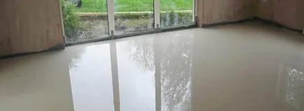 Nivelarea podea cu mâinile lor - cum să se alinieze la podea, în 3 etape