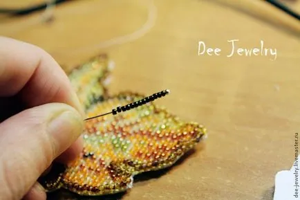 Beadwork pe o schiță pentru incepatori brosa toamna, toamna (lunga de nefolosire partea off) Beadwork pe o schiță pentru incepatori brosa toamna, toamna