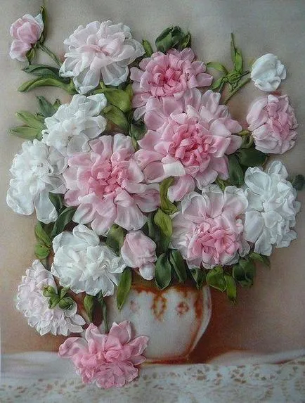 Pionul panglici broderie atelier