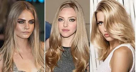 păr de culoare de moda blond nuanțe