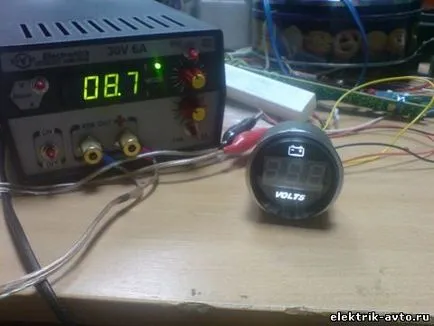 Pic16f676 voltmetru pe mâinile lor, electrician auto