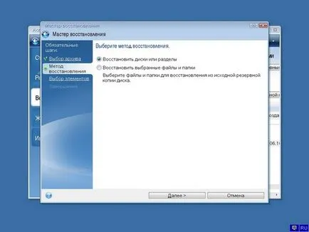 Restaurarea Victoria hard disk, Acronis, Recuva