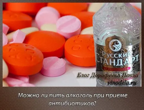 чому не можна пити алкоголь коли приймаєш антибіотики