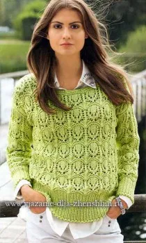 Pulover din tricot cu ace pentru descriere femei - 20 de scheme de tricotat (scheme pulover tricotate de sex feminin) Pullover tricotate cu ace pentru femei descriere - un tricotat circuite 20