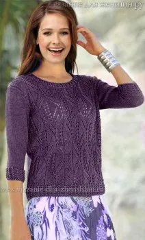 Pulover din tricot cu ace pentru femei descriere - 20 circuite de tricotat (pulover tricotate cu scheme) Pullover tricotate cu ace pentru femei descriere - un tricotat circuite 20