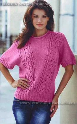 Pulover din tricot cu ace pentru descriere femei - 20 de scheme de tricotat (scheme pulover tricotate de sex feminin) Pullover tricotate cu ace pentru femei descriere - un tricotat circuite 20
