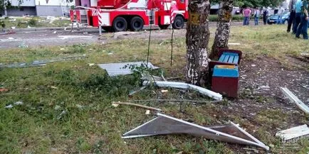 O explozie și de incendiu într-o clădire cu apartamente în Naberezhnye Chelny