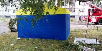O explozie și de incendiu într-o clădire cu apartamente în Naberezhnye Chelny