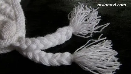 capac tricotate cu urechi, tricot de la Lana vie