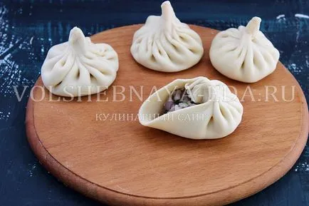reteta Khinkali pas cu pas, cu fotografii, cum să sculpta ca gătit khinkali, magie