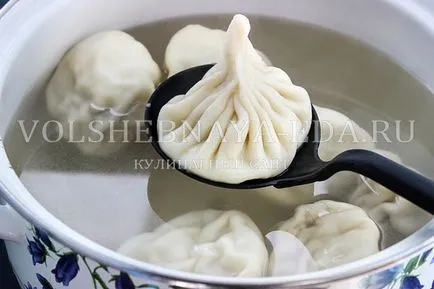 reteta Khinkali pas cu pas, cu fotografii, cum să sculpta ca gătit khinkali, magie