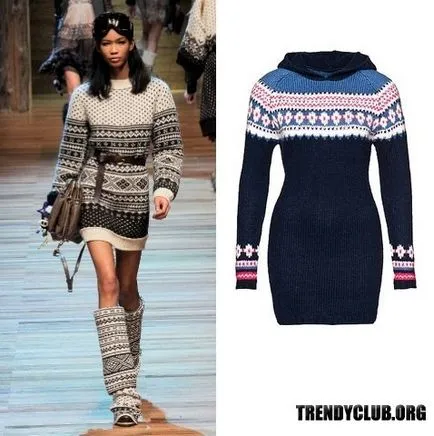 ce să poarte rochie din tricot