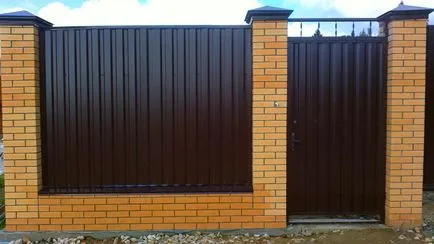 Gard pentru casa privata - care materialul pentru a alege pentru gard - 100 idei fotografie