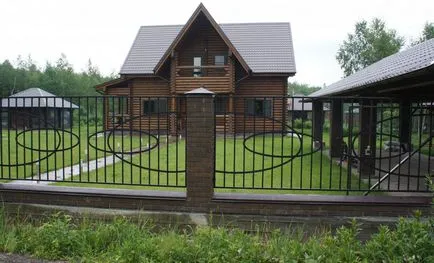 Gard pentru casa privata - care materialul pentru a alege pentru gard - 100 idei fotografie
