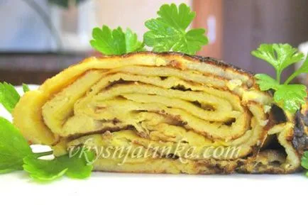 Japoneză omletă - reteta cu fotografii (tabel poate fi furnizat) omletă japoneză - rețeta cu o fotografie