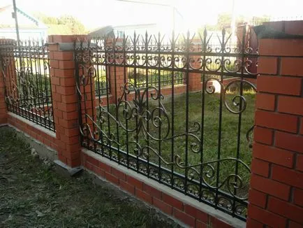 Gard pentru casa privata - care materialul pentru a alege pentru gard - 100 idei fotografie