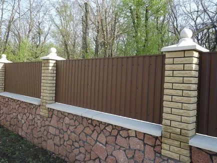 Gard pentru casa privata - care materialul pentru a alege pentru gard - 100 idei fotografie