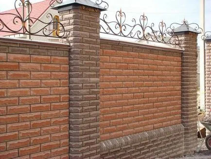 Gard pentru casa privata - care materialul pentru a alege pentru gard - 100 idei fotografie