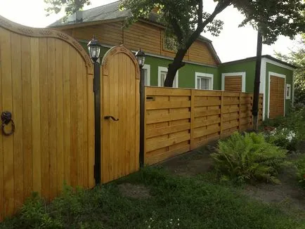 Gard pentru casa privata - care materialul pentru a alege pentru gard - 100 idei fotografie