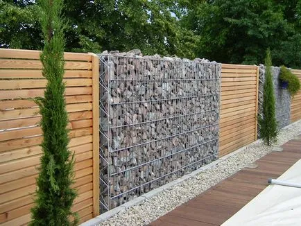 Gard pentru casa privata - care materialul pentru a alege pentru gard - 100 idei fotografie