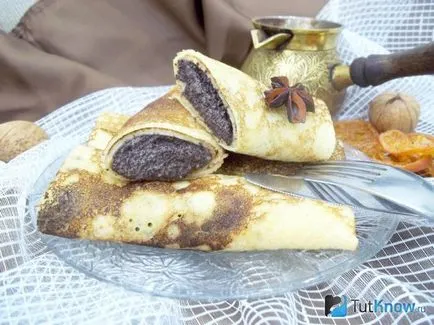 înfășurați clatite