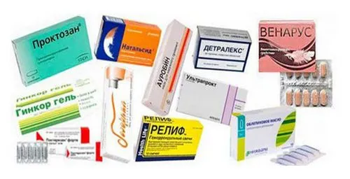 лікувати геморой ліки