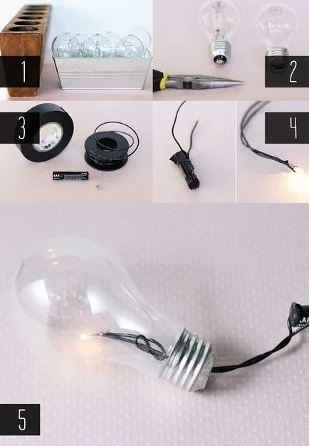 20 idei pentru modul în care putem aplica bec vechi de lumină - mână bună, cursuri de maiestrie cu fotografii (locul) 20 idei pentru modul în care putem aplica becul vechi - mână bună, cursuri de master cu fotografii de pe