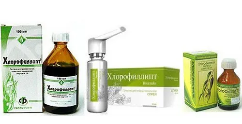 як лікувати горло дитині хлорофіліпту