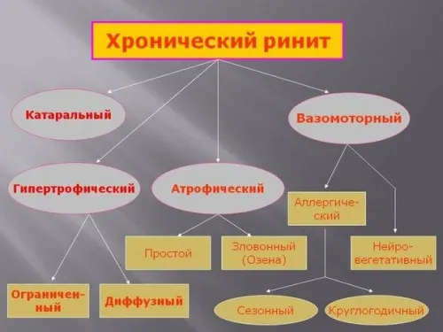 Хронічний нежить у дитини: причини, симптоматика і терапія як лікувати хронічний риніт у дітей
