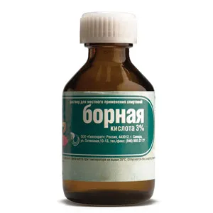 лікувати отит борною кислотою