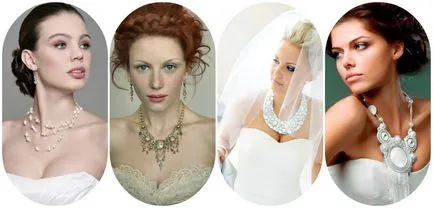 Bijuterii pentru selectarea rochie de mireasa de mireasa elegant