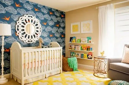 perete de accent în design interior