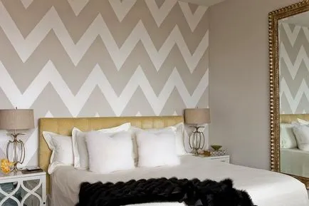 perete de accent în design interior