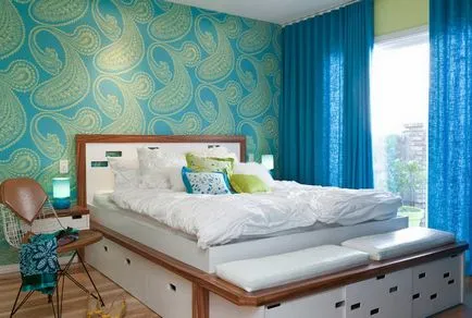 perete de accent în design interior