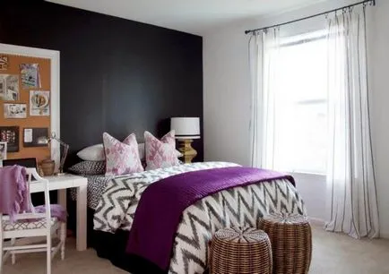 perete de accent în design interior