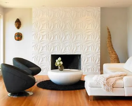 perete de accent în design interior