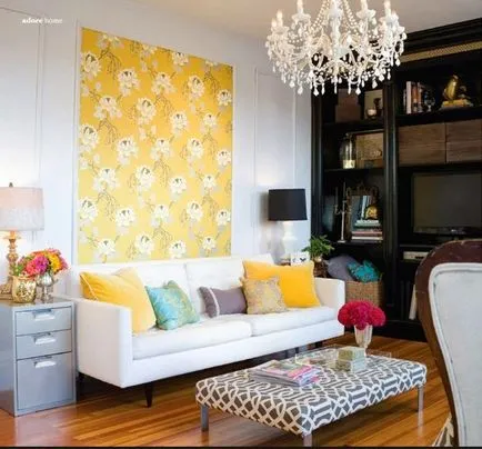 perete de accent în design interior