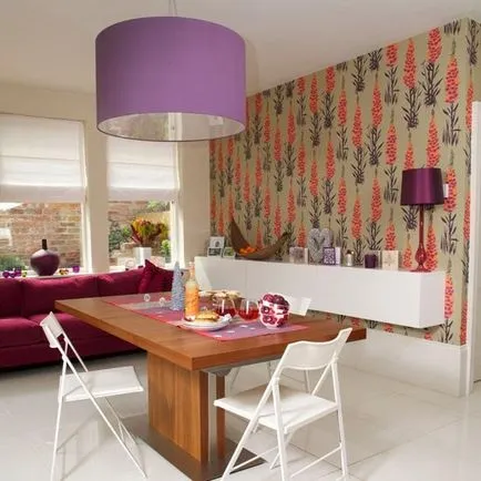 perete de accent în design interior