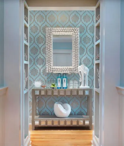 perete de accent în design interior