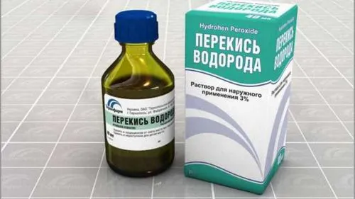 лікувати прищі перекисом