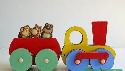 Ce poate fi realizat din carton cu mâinile lor
