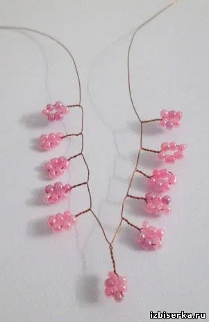 Cherry Tree de mărgele, copaci șirag de mărgele