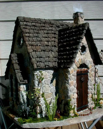 casă mică decorative pentru o gradina sau case pentru paturi (paturi) Casa decorative mici pentru o gradina sau de flori paturi pentru case