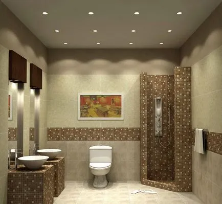 Design-o baie cu duș, cu propriile sale mâini, proiecte cu bai decorate cu gresie (camera) Design-o baie cu duș, cu propriile sale mâini, proiecte cu bai decorate cu gresie